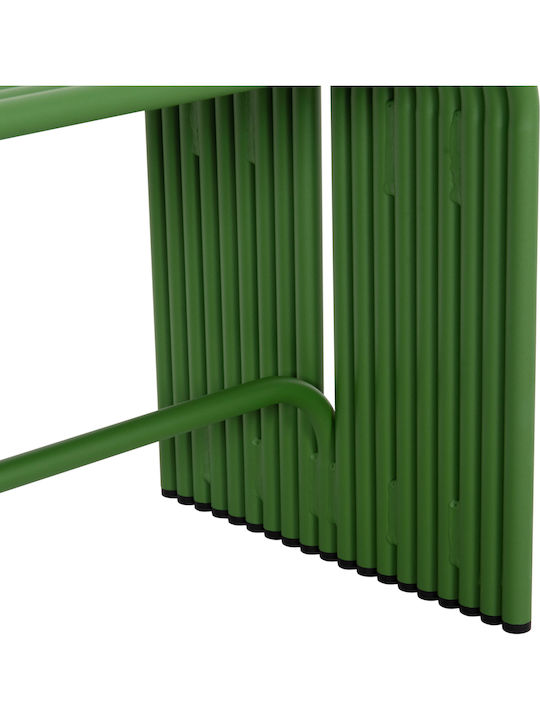 Intrepid Bench Outdoor Metal Green 109.5x37x42cm