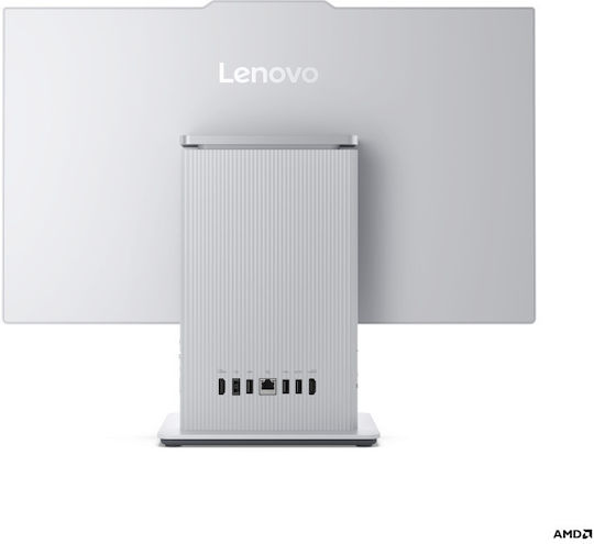 Lenovo IdeaCentre AIO 24ARR9 23.8" (Ryzen 5-7535HS/16GB/512GB SSD/FHD/Без операционна система) Cloud Grey UK