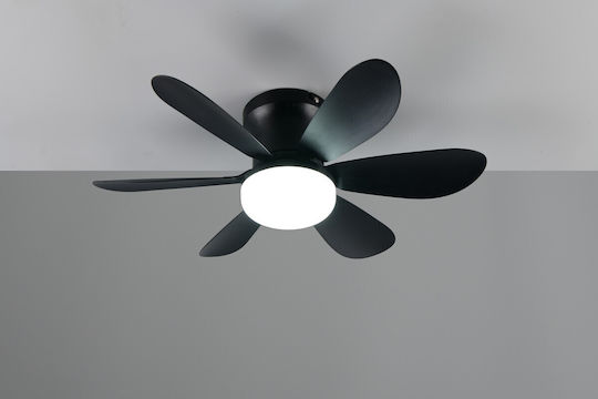 Trio Lighting 53cm Μαύρος