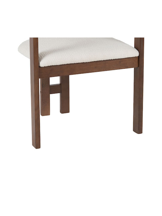 Winsor Dining Room Wooden Chair Beige 58.5x51x76cm