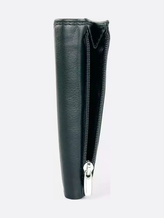 Δερμάτινη Κλειδοθήκη Calfnero 6 Κρίκους – Μαύρη F1750