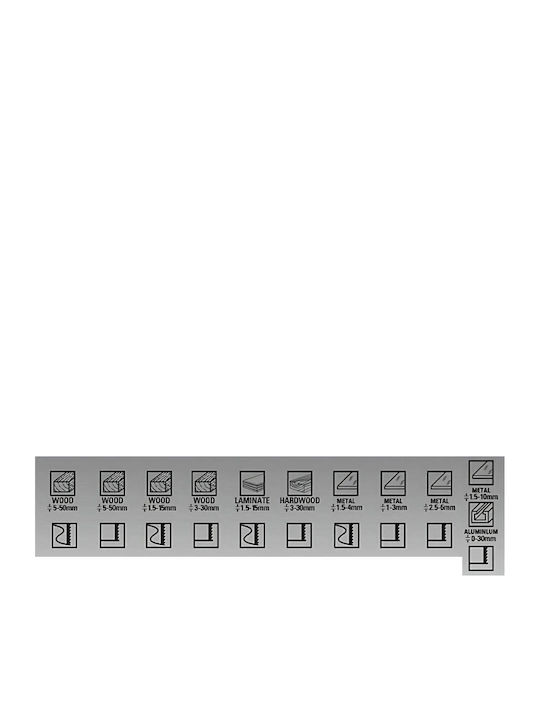 CAT 02-3442 Λάμες για Μέταλλο και Ξύλο 10τμχ