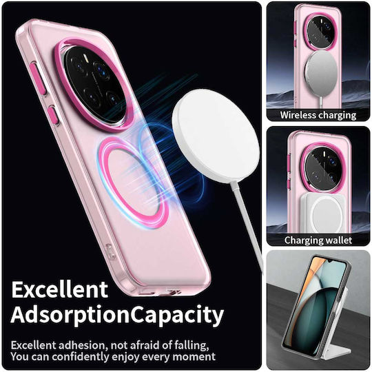 Techsuit Back Cover Πλαστικό / Σιλικόνης Ροζ (Honor Magic7 Pro)