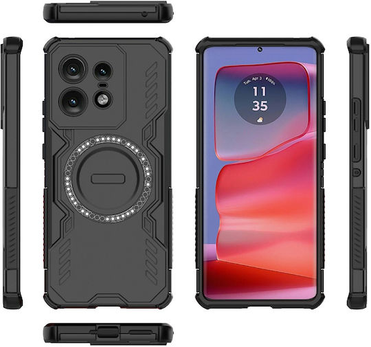 Techsuit Back Cover Plastic Black (Motorola Edge 50 Pro)
