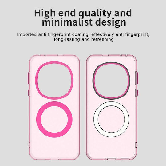 Techsuit Back Cover Πλαστικό / Σιλικόνης Ροζ (Honor Magic7 Pro)