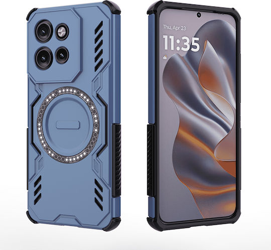 Techsuit Back Cover Plastic Blue (Motorola Edge 50 Neo / Edge 60 Neo)