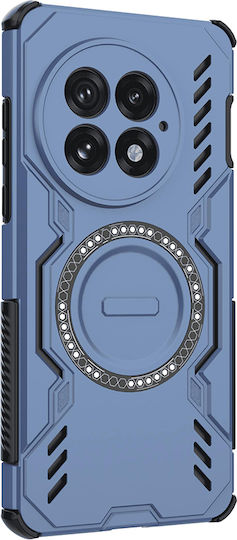 Techsuit Umschlag Rückseite Kunststoff Blau (OnePlus 13)
