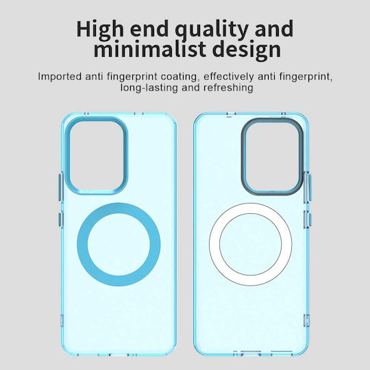 Techsuit Back Cover Silicon Albastru (Oppo Reno13 F / FS)
