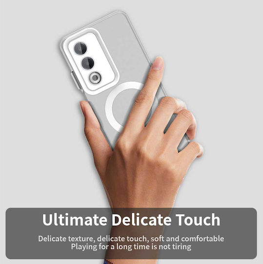 Techsuit Umschlag Rückseite Silikon Weiß (Oppo A80 5G)