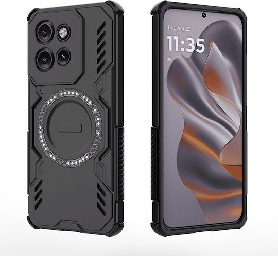 Techsuit Back Cover Plastic Black (Motorola Edge 50 Neo / Edge 60 Neo)