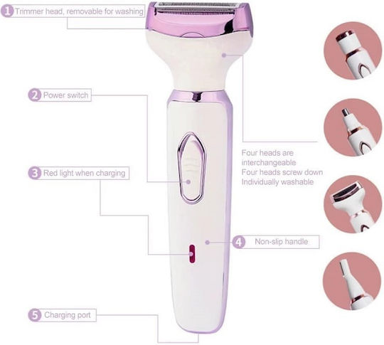 Kemei KM-6713 Electric Shaver Body / Face Rechargeable