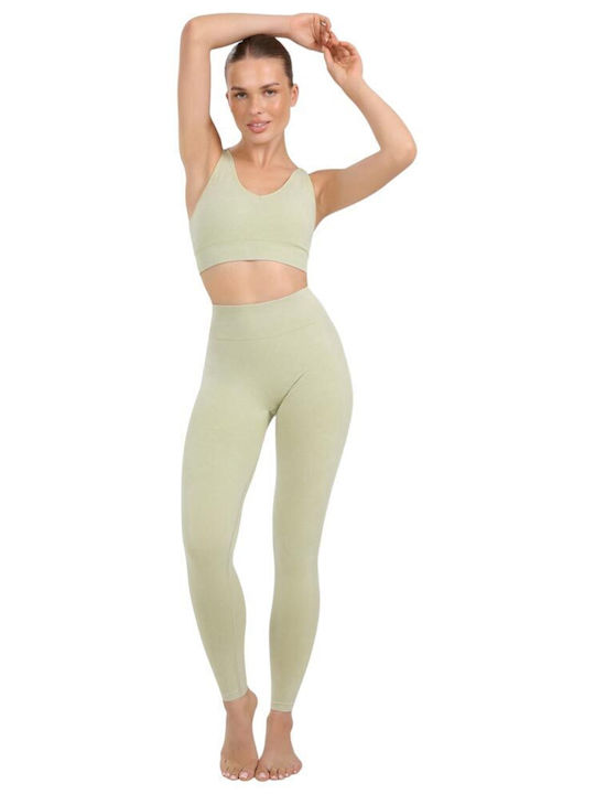 Functional Yoga Frauen Leggings Türkis