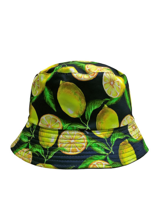 Brims and Trims Υφασμάτινo Ανδρικό Καπέλο Στυλ Bucket Μαύρο