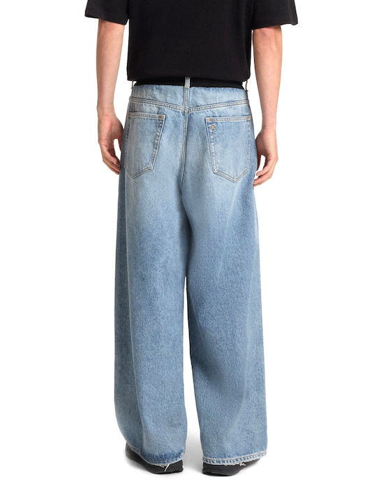Hugo Draisen Ανδρικό Παντελόνι Τζιν Loose Fit Baggy Μπλε