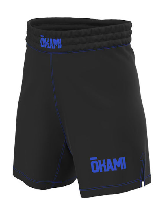 Okami Pantaloni De Box Grapplino Pentru Copii Negru Albastru