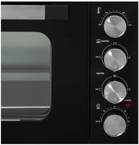 Adler Electric Countertop Oven 42lt Without Burners with Air Black