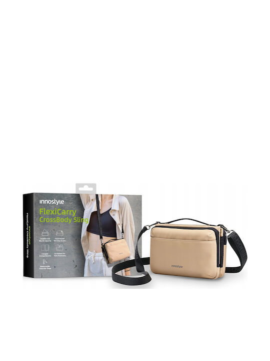 Geantă De Umăr / Tip Crossbody Bej Pentru Bărbați