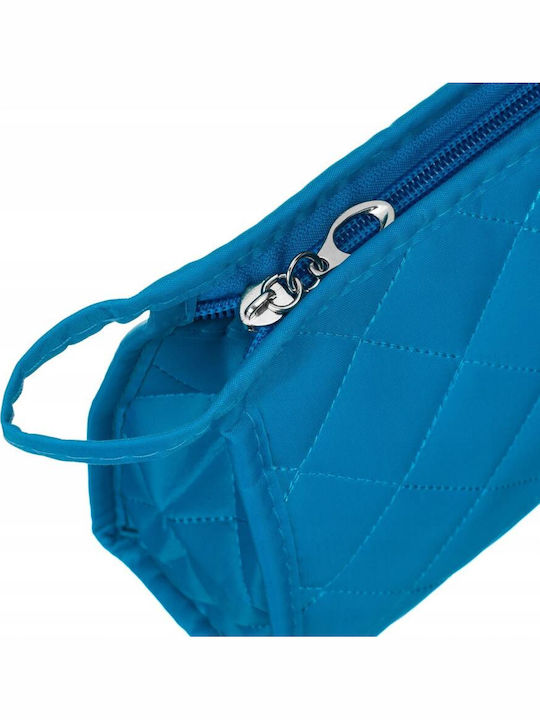 Quilted Travel Cosmetic Bag