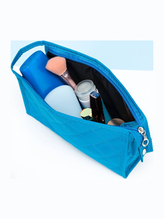 Quilted Travel Cosmetic Bag