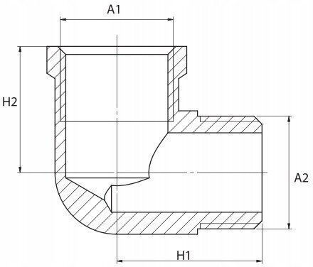 Diamond Γωνία Съединител за тръби Месинг 3/4" Мъжки rimex_5907547602948