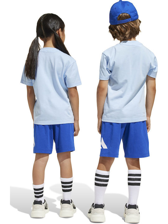 Kids' Set with Shorts Summer 2pcs Blue Essentials