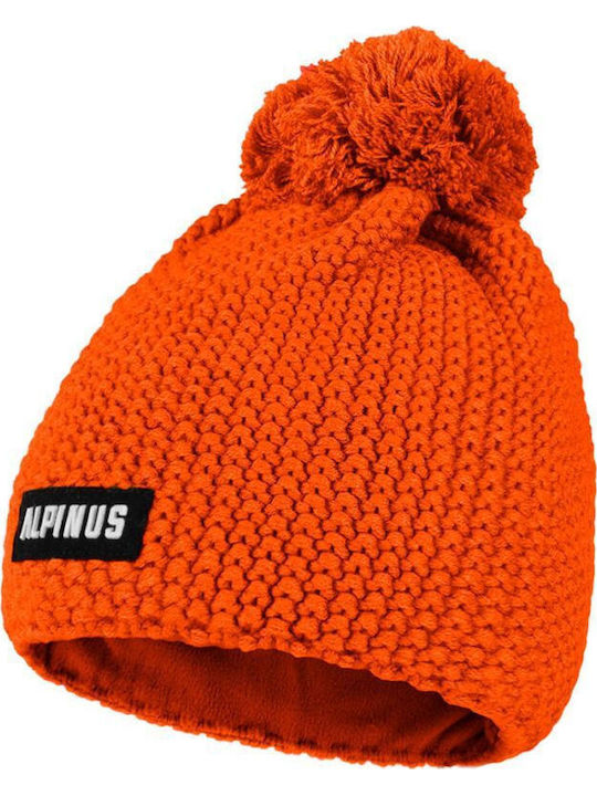 Mutenia Unisex Headband Πλεκτό σε Πορτοκαλί χρώμα