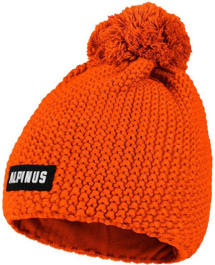 Mutenia Unisex Headband Πλεκτό σε Πορτοκαλί χρώμα
