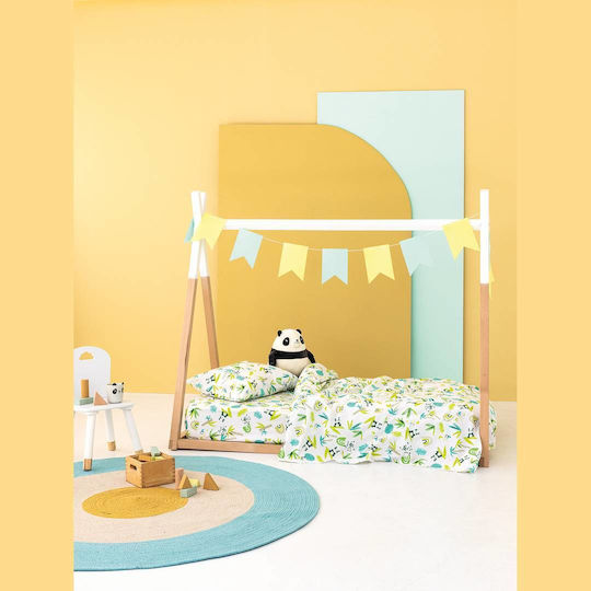 Palamaiki Cotton Baby Quilt My Kingdom MK750 110x150cm Green