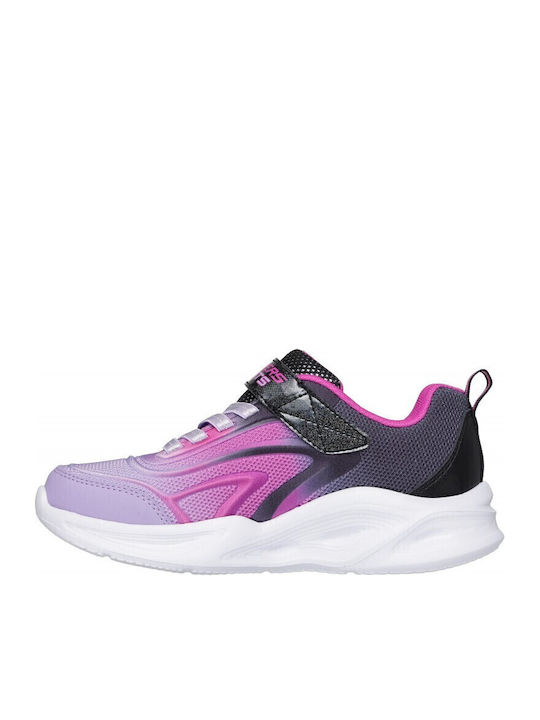 S-lights Kids Sneakers with Scratch Purple
