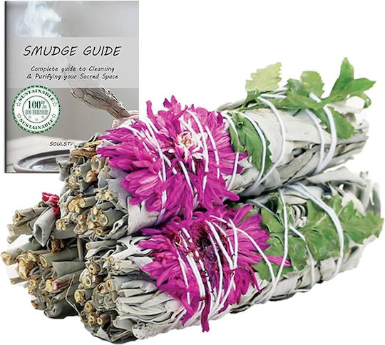 White Sage Smudge Stick Incense Stick Sage Dahlia