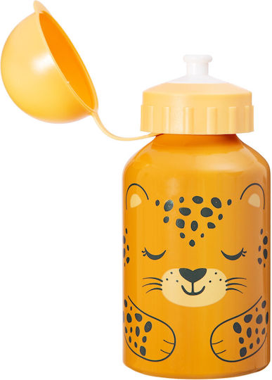 Sass&belle Metallisches Kinder Trinkflasche 300ml Leopardenmuster