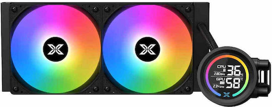 Xigmatek LK 240 Digital Water Cooling AIO CPU with 2 120mm Fans and ARGB Lighting