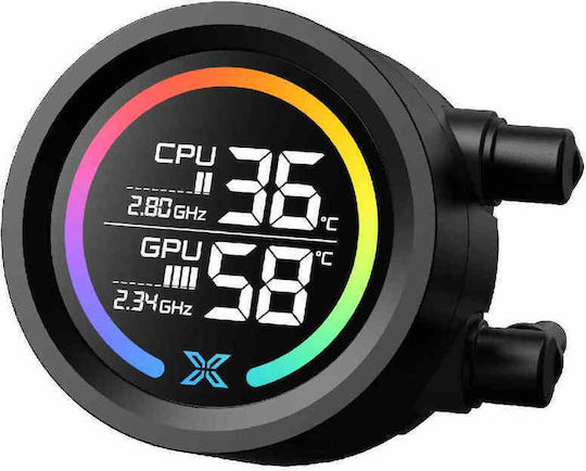Xigmatek LK 240 Digital Water Cooling AIO CPU with 2 120mm Fans and ARGB Lighting