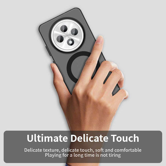 Techsuit Back Cover Σιλικόνης Μαύρο (Oppo Reno12 F / FS)