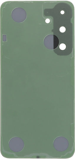Samsung Galaxy S25+ Battery Door + Battery Door Adhesive + Back Camera Lens Bezel Coral Red OEM