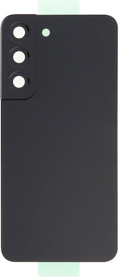 Samsung Galaxy S22 5G Battery Door Battery Door Adhesive Back Camera Lens Bezel Phantom Black OEM
