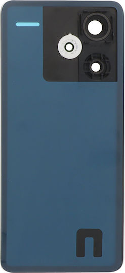 Xiaomi Redmi Note 13 Pro+ 5G Batterietür + Batterietür Klebstoff + Rückkamera Objektivrahmen Mitternachtsschwarz Oem