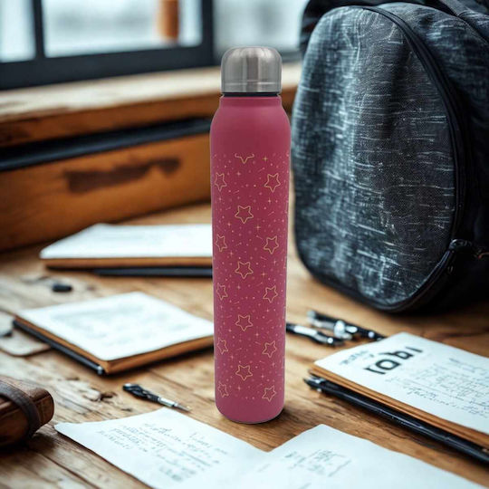 Uncle George Bottle Thermos Stainless Steel BPA Free 700ml Fuchsia