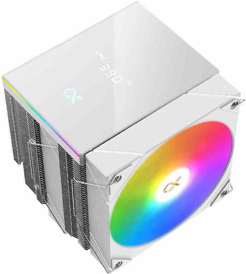 Xigmatek CPU Cooler for Socket AM4/AM5/1200/115x/1700 with RGB Lighting White