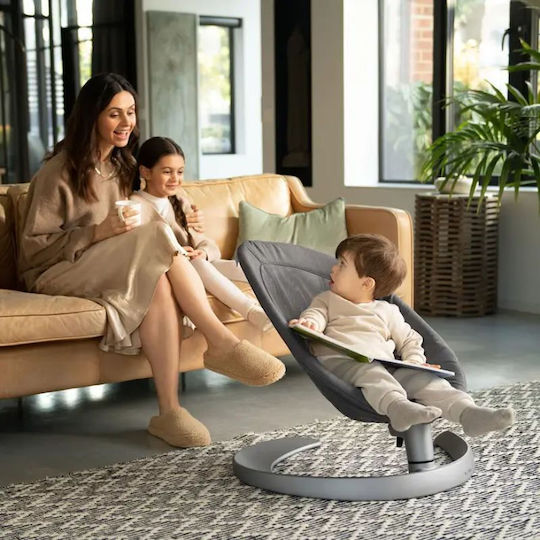 Nuna Manual Baby Bouncer Leaf Grow Granite For Child Up To 9kg