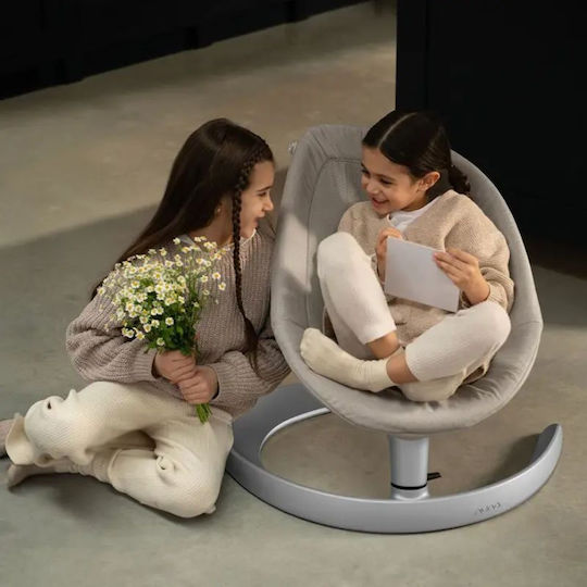 Nuna Manual Baby Bouncer Leaf Grow Granite For Child Up To 9kg