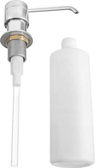 Invena Dispenser Κουζίνας Πλαστικό Ασημί 350ml Invena Dispenser Κουζίνας Πλαστικό Ασημί 350ml