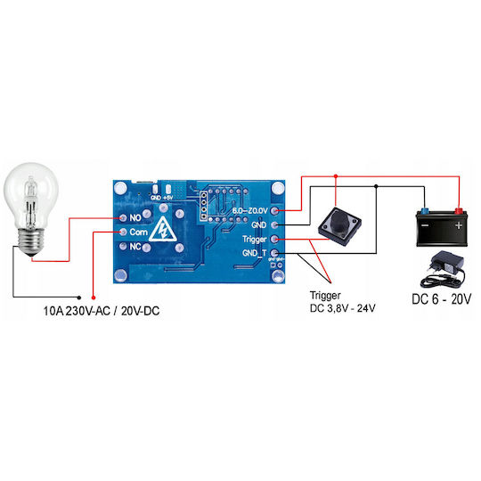 Micro Usb Time Relay Module