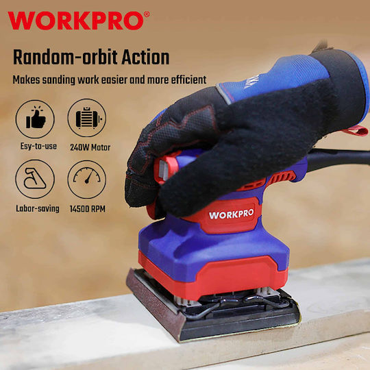 WorkPro Electric Eccentric Sander 240W