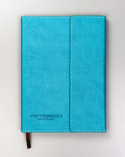 Peterson Carnet A5 Cu dungi Turcoaz