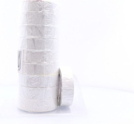Logo Insulation Tape 19mm x 20m PVC White White