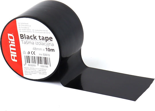 AMiO Insulation Tape 48mm x 10m Black