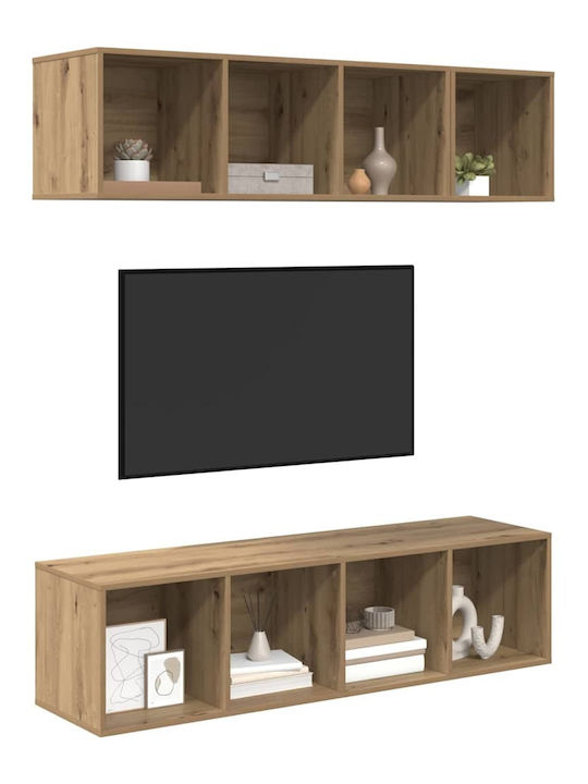 Living Room TV Unit Coffee L37xW37xH142.5cm