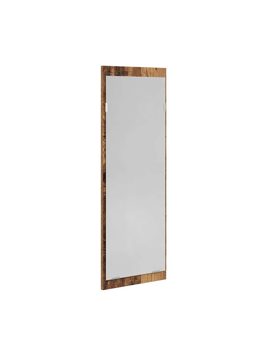 Entry Furniture with Mirror & Bench Coffee 90x31x46.5cm