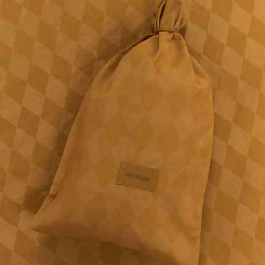 Nobodinoz Βρεφική Παπλωματοθήκη Mustard 100x140εκ.